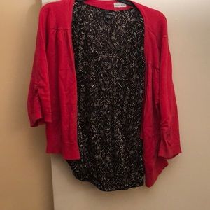 Torrid tank and fashion big cardigan
